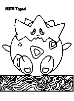 coloriage pokemon togepi